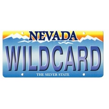 Nevada License Plate Gift Shop Magnet (2 Square Inch)