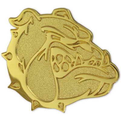 Chenille Mascot Bulldog Pin