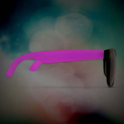 Purple Custom Neon Billboard Sunglasses(Blank)