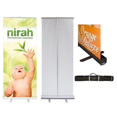 Econo Roll Retractable Banner Stand w/ Graphic - 48"x80"