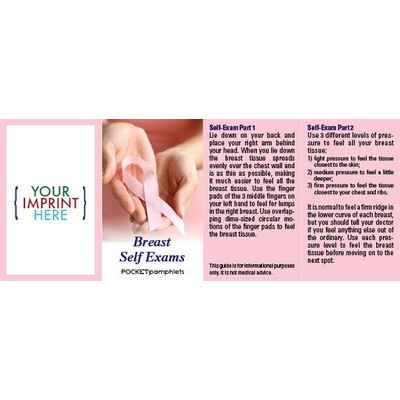 Breast Self Exams Pocket Pamphlet