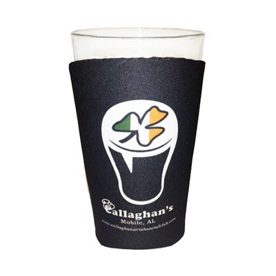 Premium Full Color Dye Sublimation Foam Pint Glass Insulator