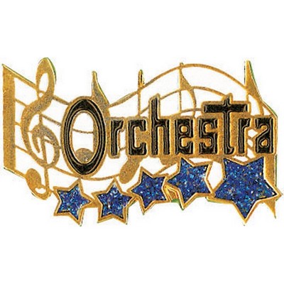 Orchestra Music Award Lapel Pin (1-1/4")