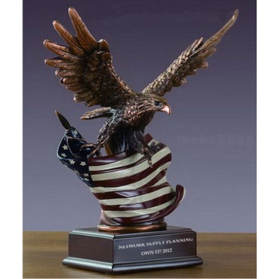 Eagle w/American Flag Award (11.5"x15.5")