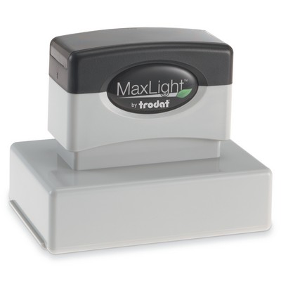 MaxLight™ Pre Inked Rectangle Stamp (1 1/2" x 2 1/2")