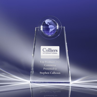 Crown of Success Crystal Globe Award