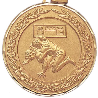 2" K Series Wrestling Die Struck Medal