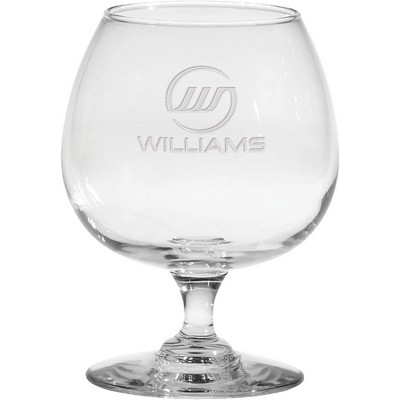 12 Oz. Medium Brandy Snifter Glass - Etched