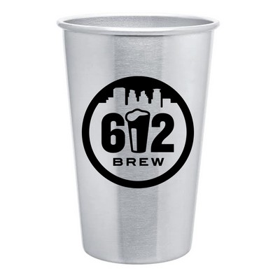 16 Oz. Single Wall Stainless Tumbler