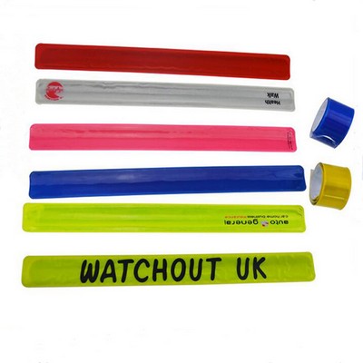 PVC Reflective Slap Wristband