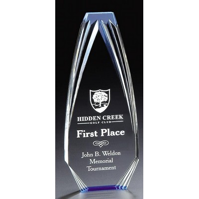 Blue Diamond Obelisk Acrylic Award - 8" High