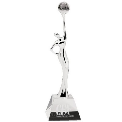 Crystal Goddess of Star Award 10 3/4"H