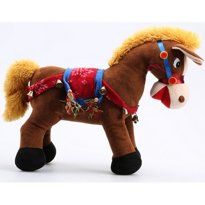 10" Big Stuffed Toy Horse