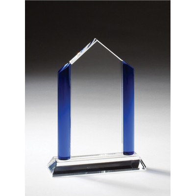 Highest Peaks Optic Crystal Award - 8'' H