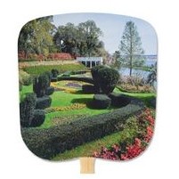 Scenic & Still Life Stock Formal Garden Fan