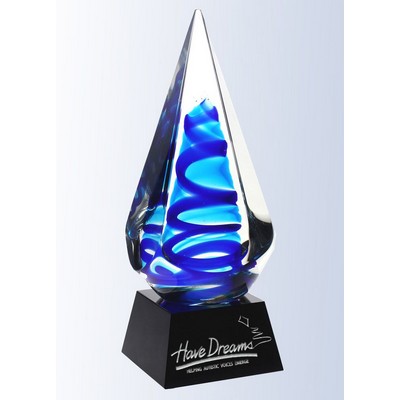 Ocean Triangle Art Glass Award