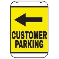 Stock Swing Sign (Customer Parking Left - Single Sided Kit)