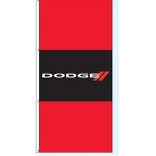 Double Face Dealer Free Flying Drape Flags (Dodge®)