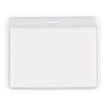 4-1/4" x 3" Quick Trim Vinyl Name Tag Holder, Slot