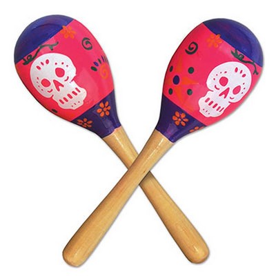 Day Of The Dead Maracas