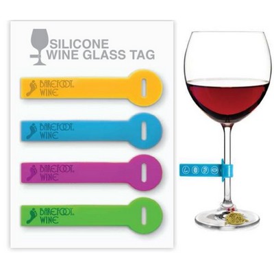 Silicone Wine Glass Tag (Set of 4)