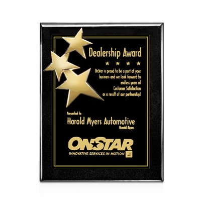 Constellation Plaque - Black/Gold 9"x12"