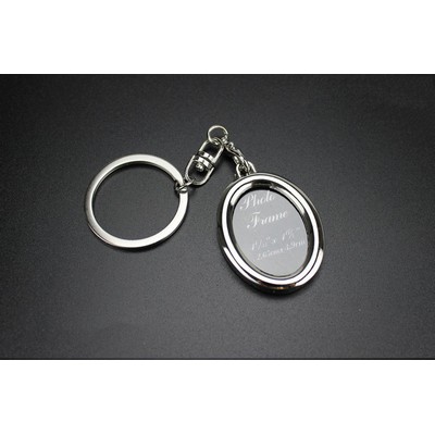 Oval Shaped Photo Frames Key Chain