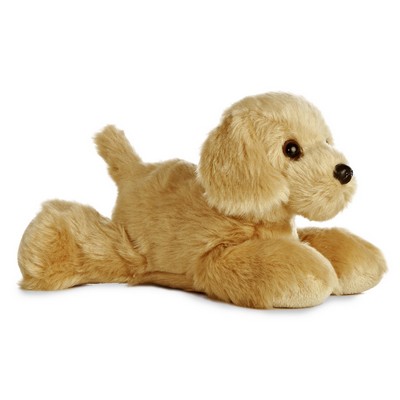 8" Lux Laying Golden Retriever Stuffed Animal