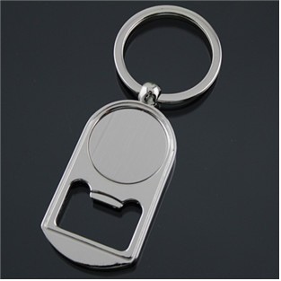 Large Imprinting Area Bottle Opener Key Tag