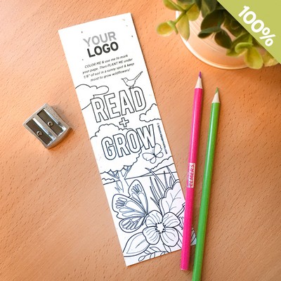 Color Me Plantable Bookmark