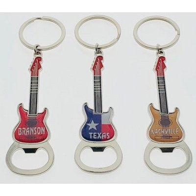 Guitar Bottle Opener Key Tag