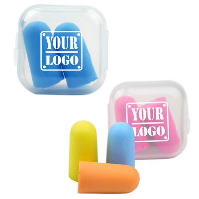 Earplugs in Square Case