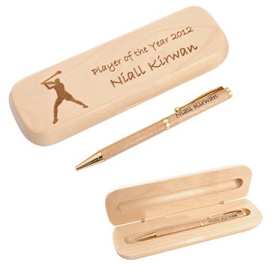 Maplewood Case w/Pen Gift Set