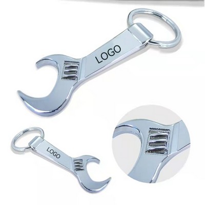 Wrench Shaped Bottle Opener & Keychain