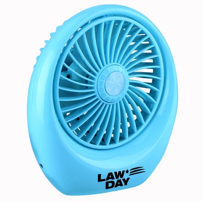 2 Speed USB Rechargeable Desk Fan