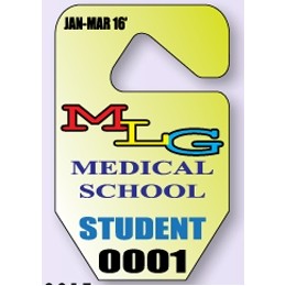 Custom Full Color Parking Permit (4¾" x 3")