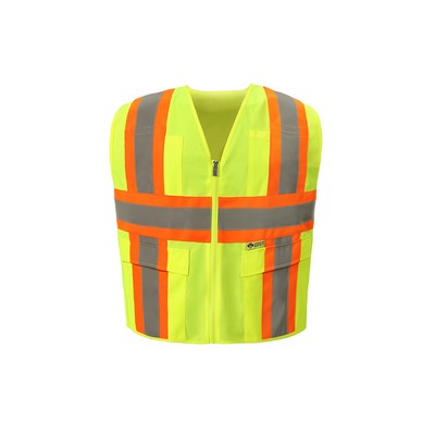 Lime Contrast Hi-Vis Vest