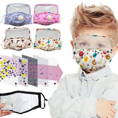 Patterned Cotton Guard w/Breathing Valve & Face Mask