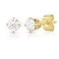 Jilco Inc. 0.33 TWT Yellow Gold Diamond Earrings