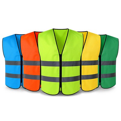 Reflective High Visibility Safety Vest