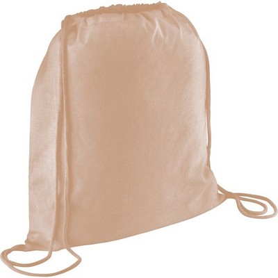 4 Oz. Cotton Canvas Drawstring Backpack