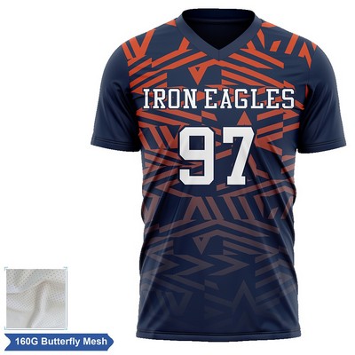 Men's & Kids' Sublimation Flag Football Jersey - Butterfly Mesh