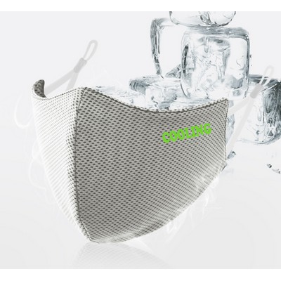 Cooling Face Mask With Adjustable Earloop