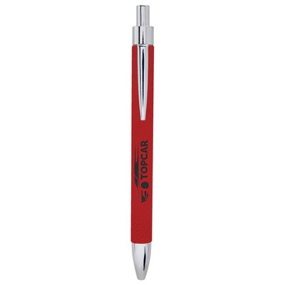 Red Leatherette Pen