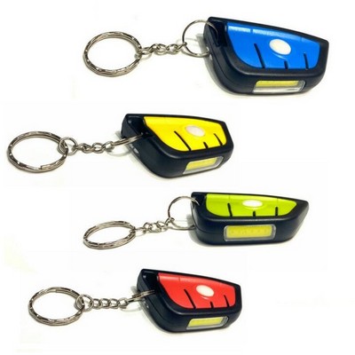 Auto Key Shape COB Keychain