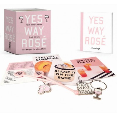 Yes Way Rosé Mini Kit (With Wine Charms, Drink Stirrers, and Recipes for a