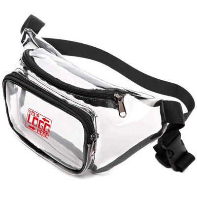 Clear Zipper Fanny Pack