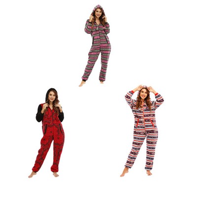 Christmas Party Adult Onesie/Pajamas