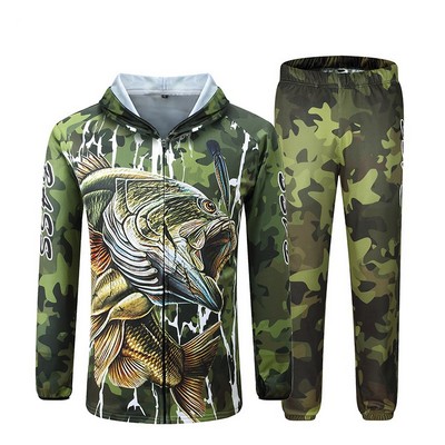 Various Sublimation Hooded Fishing Suit