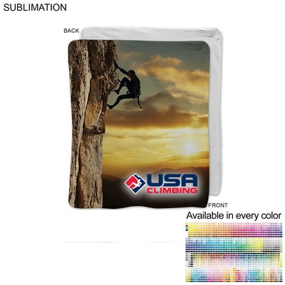 Ultra Soft and Smooth Microfleece Blanket, 50x60, Sublimated Edge to Edge 1 side